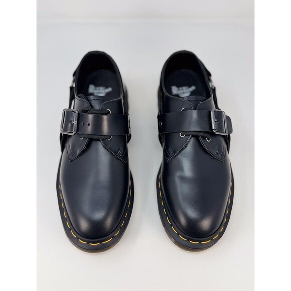 Dr Martens Henree  Mens Shoes Black Polished Smooth Leather Buckle Derby US 6 main image 5